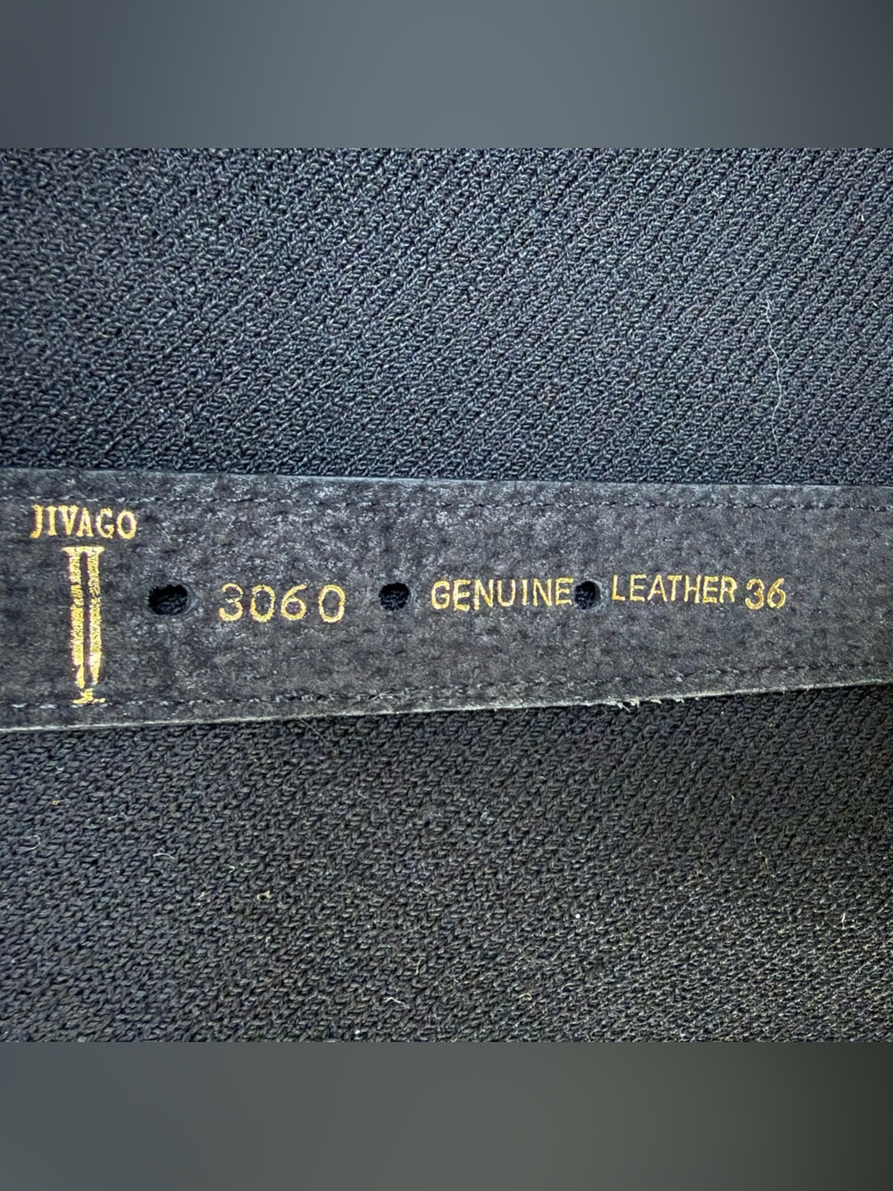 Jivago Mixed Metal Leather Belt - Picture 5 of 7